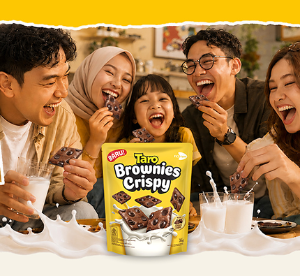 Taro Brownies Collage