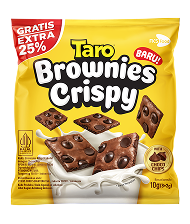Taro Brownies Crispy 10gr Pack
