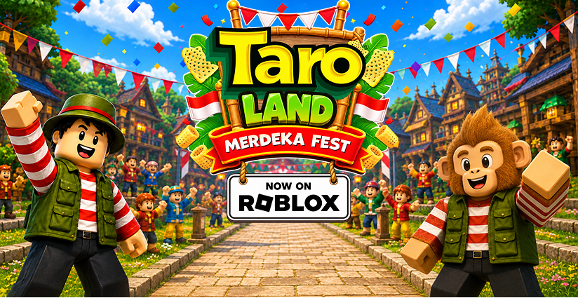 Taro Merdeka Fest Roblox Banner
